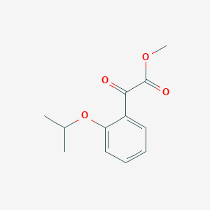 molecular formula C12H14O4 B7995542 Methyl 2-iso-propoxybenzoylformate CAS No. 1443307-27-4