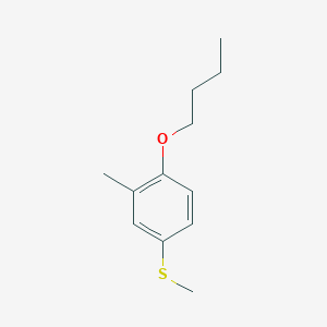 molecular formula C12H18OS B7995562 (4-Butoxy-3-methylphenyl)(methyl)sulfane 