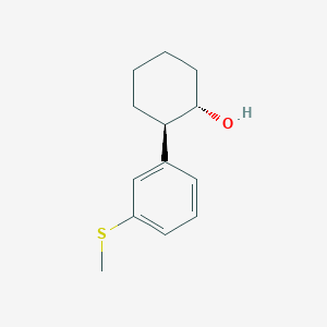trans-2-(3-Methylthiophenyl)cyclohexanol