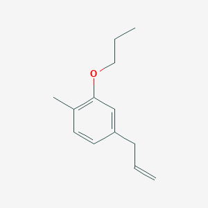 molecular formula C13H18O B7995594 3-(4-Methyl-3-n-propoxyphenyl)-1-propene 