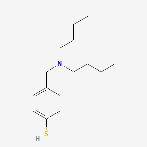 molecular formula C15H25NS B7995683 4-[(Di-n-butylamino)methyl]thiophenol 