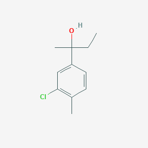 molecular formula C11H15ClO B7995714 2-(3-Chloro-4-methylphenyl)-2-butanol 