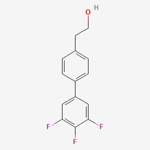 molecular formula C14H11F3O B7995717 4-(3,4,5-Trifluorophenyl)phenethyl alcohol 