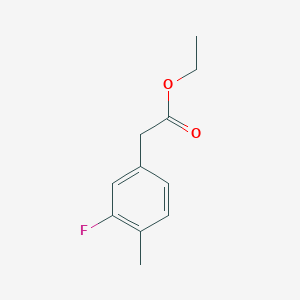 molecular formula C11H13FO2 B7995728 (3-Fluoro-4-methylphenyl)acetic acid ethyl ester 