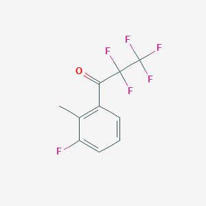 molecular formula C10H6F6O B7995748 2'-Methyl-2,2,3,3,3,3'-hexafluoropropiophenone 