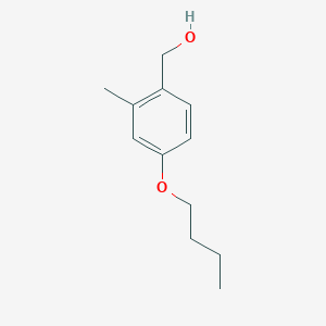 molecular formula C12H18O2 B7995785 (4-Butoxy-2-methylphenyl)methanol 