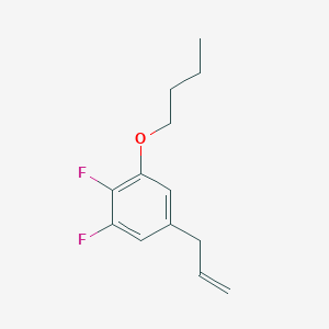 molecular formula C13H16F2O B7995851 5-Allyl-1-butoxy-2,3-difluorobenzene 