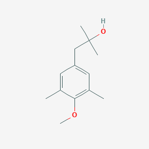 molecular formula C13H20O2 B7995865 1-(3,5-Dimethyl-4-methoxyphenyl)-2-methyl-2-propanol 