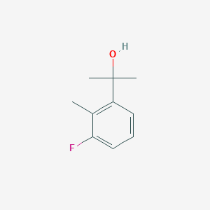 molecular formula C10H13FO B7995871 2-(3-Fluoro-2-methylphenyl)propan-2-ol 