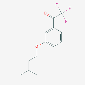 molecular formula C13H15F3O2 B7995876 3'-iso-Pentoxy-2,2,2-trifluoroacetophenone 