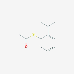 molecular formula C11H14OS B7995890 S-2-iso-Propylphenylthioacetate 