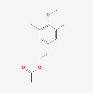 molecular formula C13H18O3 B7995923 3,5-Dimethyl-4-methoxyphenethyl acetate 
