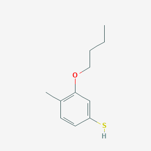 molecular formula C11H16OS B7995957 3-Butoxy-4-methylbenzenethiol 