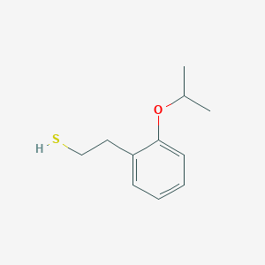molecular formula C11H16OS B7996007 2-(2-iso-Propoxyphenyl)ethanethiol 