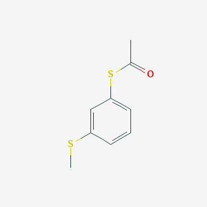 molecular formula C9H10OS2 B7996048 S-3-Methylthiophenylthioacetate 