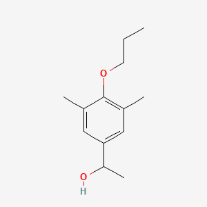molecular formula C13H20O2 B7996068 1-(3,5-Dimethyl-4-propoxyphenyl)ethanol 