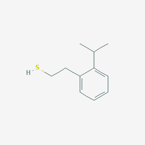 molecular formula C11H16S B7996071 2-(2-iso-Propylphenyl)ethanethiol 