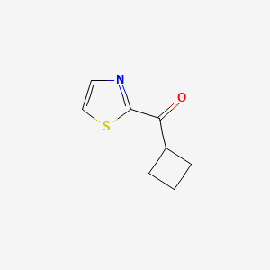 molecular formula C8H9NOS B7996159 Cyclobutyl-thiazol-2-yl-methanone 