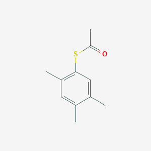 molecular formula C11H14OS B7996161 S-2,4,5-Trimethylphenylthioacetate 