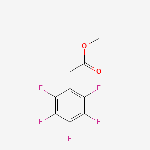 molecular formula C10H7F5O2 B7996180 Pentafluorophenylacetic acid ethyl ester 