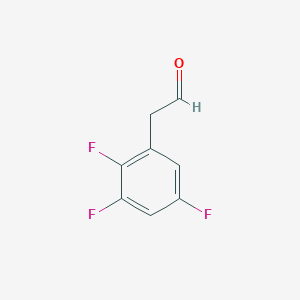 molecular formula C8H5F3O B7996192 2-(2,3,5-Trifluorophenyl)acetaldehyde 