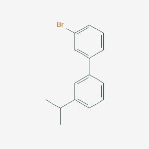 molecular formula C15H15Br B7996201 3-Bromo-3'-isopropyl-1,1'-biphenyl CAS No. 1443351-38-9
