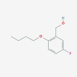 molecular formula C11H15FO2 B7996215 (2-Butoxy-5-fluorophenyl)methanol 