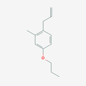 molecular formula C13H18O B7996225 3-(2-Methyl-4-n-propoxyphenyl)-1-propene 