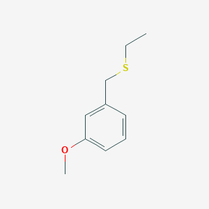 molecular formula C10H14OS B7996290 Ethyl 3-methoxybenzyl sulfide 