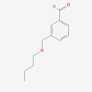 molecular formula C12H16O2 B7996349 3-[(n-Butyloxy)methyl]benzaldehyde 