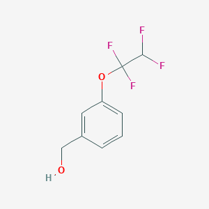 molecular formula C9H8F4O2 B7996367 3-(1,1,2,2-Tetrafluoroethoxy)benzyl alcohol 