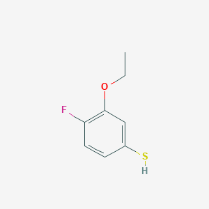molecular formula C8H9FOS B7996417 3-Ethoxy-4-fluorothiophenol 