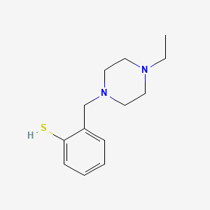 molecular formula C13H20N2S B7996438 2-[(4-Ethylpiperazino)methyl]thiophenol 