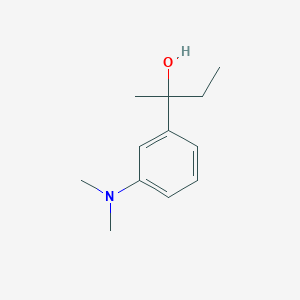 molecular formula C12H19NO B7996441 2-[3-(Dimethylamino)phenyl]-2-butanol 