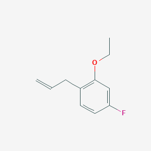 molecular formula C11H13FO B7996468 3-(2-Ethoxy-4-fluorophenyl)-1-propene 