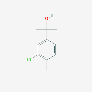 molecular formula C10H13ClO B7996482 2-(3-Chloro-4-methyl-phenyl)-propan-2-ol 