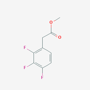 molecular formula C9H7F3O2 B7996504 (2,3,4-Trifluorophenyl)acetic acid methyl ester 