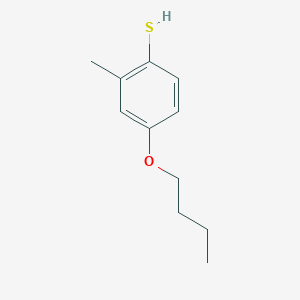 molecular formula C11H16OS B7996505 4-n-Butoxy-2-methylthiophenol 
