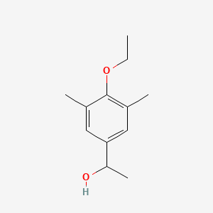 molecular formula C12H18O2 B7996531 1-(4-Ethoxy-3,5-dimethylphenyl)ethanol 