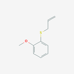 molecular formula C10H12OS B7996578 1-Allylsulfanyl-2-methoxybenzene CAS No. 38477-80-4