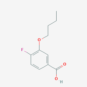 molecular formula C11H13FO3 B7996584 3-n-Butoxy-4-fluorobenzoic acid 