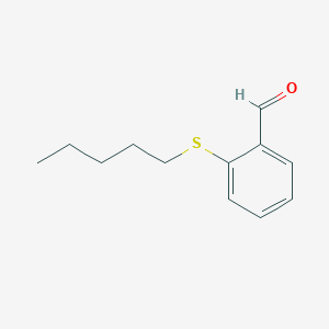 molecular formula C12H16OS B7996642 2-(n-Pentylthio)benzaldehyde 