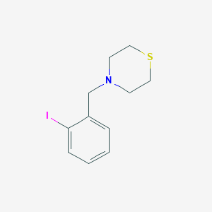 molecular formula C11H14INS B7996658 4-(2-Iodobenzyl)thiomorpholine 