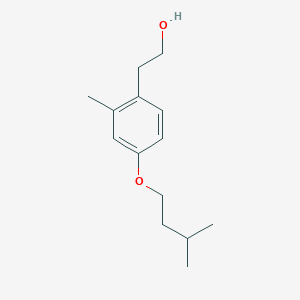 molecular formula C14H22O2 B7996681 2-Methyl-4-iso-pentoxyphenethyl alcohol 