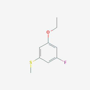 molecular formula C9H11FOS B7996744 3-Ethoxy-5-fluorophenyl methyl sulfide 
