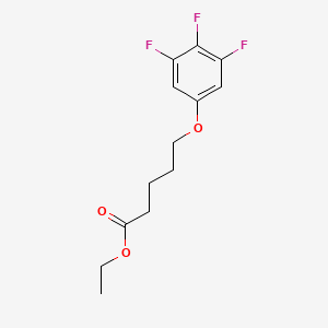 molecular formula C13H15F3O3 B7996808 Ethyl 5-(3,4,5-trifluoro-phenoxy)pentanoate 