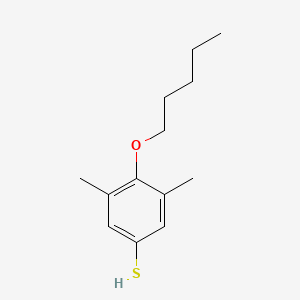 molecular formula C13H20OS B7996814 4-n-Pentoxy-3,5-dimethylthiophenol 