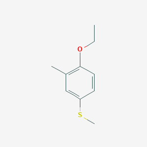 molecular formula C10H14OS B7996827 4-Ethoxy-3-methylphenyl methyl sulfide 
