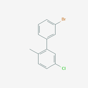 molecular formula C13H10BrCl B7996833 3-Bromo-3'-chloro-6'-methylbiphenyl CAS No. 1443328-14-0