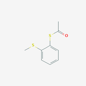 molecular formula C9H10OS2 B7996899 S-2-Methylthiophenylthioacetate 